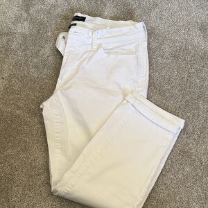 Banana Republic Women's Cream Straight Leg Jeans